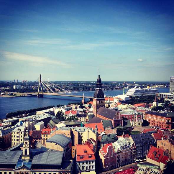 It's possible to find nice views in Riga